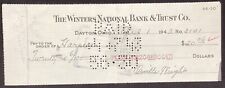 Orville Wright Signed Check The Wright Brothers First Airplane Autograph JSA picture