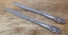 International Stainless IS Frontenac Lyon Glossy 2 Modern Hollow Dinner Knives picture