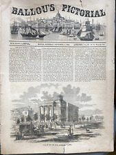 Ballou's Pictorial Boston Saturday September 4, 1858 Vol. XV Number 22 Winter St picture