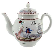 Vtg Lenox Liverpool English Teapot Smithsonian Collection Repro 18th Century EUC picture