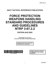 244 Page Navy FORCE PROTECTION WEAPONS HANDLING STANDARD PROCEDURES Manual on CD picture