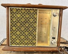 Motorola VTG Radio Mid Century TT23FS 1968 Working Wood Case picture