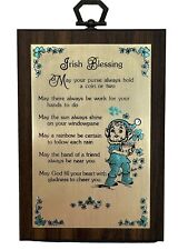 Vintage Contemporary Inc. Irish Blessing Wall Plaque~Adjusta-Hang Easel Stand picture