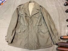 ORIGINAL WWII US ARMY M1943 M43 COMBAT FIELD JACKET- 44R picture