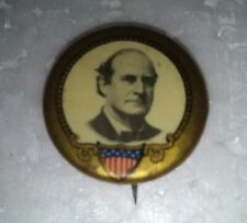 Antique 1896 William Jennings Bryan Political Presidential Campaign Pinback picture