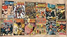 Vintage 80's 90's Lot Of 13 Marvel Comics Iron Man Sub-Mariner Fantastic 4 picture