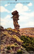 Hell's Half Acre WY-Wyoming, The Lone Guard Scenic View Vintage Postcard picture