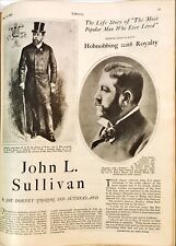 John L Sullivan Boxer 1925 Liberty Magazine Bound Post Toasties Ad & More picture