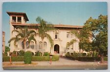 Lakeland Florida, City Hall Building, Vintage Postcard picture