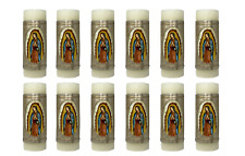 Virgen de Guadalupe Cirio Pascual Repujado  3 Inch Mini 12 PCS Finely Made New picture