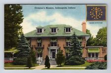 Indianapolis IN-Indiana, Governor's Mansion, Antique, Vintage Postcard picture