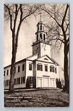 Killingworth CT-Connecticut, Congregational Church, Religion, Vintage Postcard picture