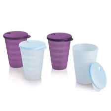 New Tupperware® Impressions 16-oz./500 mL Tumblers - Blue and Purple picture