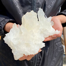 4.79LB Larger Bright White CAVE Aragonite STALACTITE Crystal Cluster picture