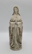 1950s Chalkware Virgin Mary Madonna Planter National Potteries Bedford Ohio 8” picture
