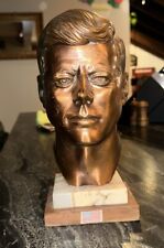 John F. Kennedy 11” Bronze Bust (Anaran) VERY RARE picture