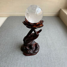 1PCS Natural clear quartz ball crystal magic Sphere healing +base  picture