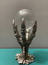 Sunglo Denicolo Pewter Dragon Claws Talons Magic Crystal Ball Figurine GOT RPG picture