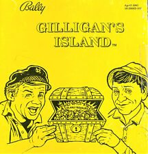 Bally Gilligan's Island Pinball Machine Game Manual Schematics ORIGINAL picture