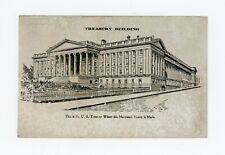 Macerated Currency Money US Treasury Building Washington, DC UDB dated 1898 picture