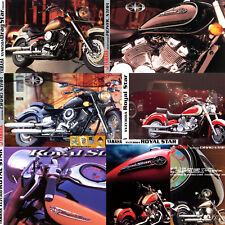 Yamaha XV 250 XVS 650/A Drag Star XVZ 1100 1300/A Royal Motorcycle Catalog Brochure picture