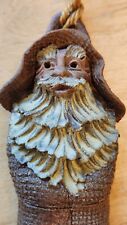 Hand crafted clay pottery Old Man of the Woods art statue figurine Wall Hanging picture