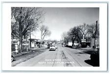 c1950s Main Street South Sioux City Nebraska NE Cafe Bowling RPPC Photo Postcard picture