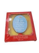 Hallmark Full Of Love Satin Ornament 1985 Christmas Holiday Ornament picture
