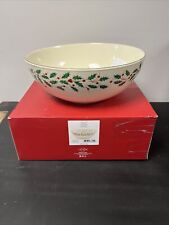 Lenox Holiday Large Bowl 10 Inches New In Box picture