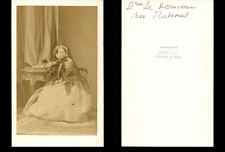 Disderi, Paris, Princess of Beauveau née Mortemart Vintage Albumen Print CDV. picture