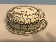 Vintage Collingwoods Bone China Lidded Trinket box With Underplate Mint picture