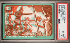 1953 Topps TARZAN'S SAVAGE FURY #28 The Water-Hole PSA 6.5 ORIGINAL OWNER RARE picture