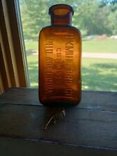 Vintage H.K.MULFORD CO CHEMISTS PHILADELPHIA amber Bottle picture