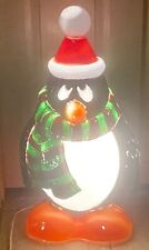 VTG Chilly Willy Penguin Holiday Blow Mold Working By General Foam 28