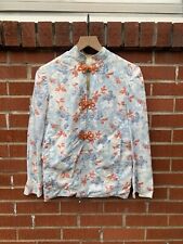 Vintage Japanese Jacket Women’s Multicolor Floral Asian Traditional Collectors  picture