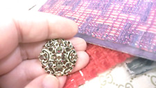 Authentic Chanel Button 25 mm semi precious stones/metal made in France picture