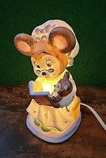 Vintage Lefton China Hand-Painted Children's Nightlight Lamp (Working) #00153  picture