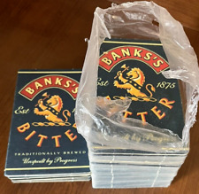 NEW ~HUGE LOT ~ BEER Collectible LION Coaster ~BANK'S BITTER  1875 Wolverhampton picture