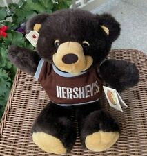 Heartline Graphics Int'l HERSHEY's COCO Chocolate Brown Plush Vintage Teddy Bear picture