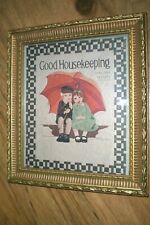 Gilt Frame & GOOD HOUSEKEEPING COVER 1926 Illustrated by Jessie Wilcox Smith  picture