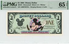 1994 $1 Disney Dollar Mickey PMG 65 EPQ (DIS33) picture