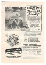 PORTER CABLE QUALITY POWER TOOLS 1950's 6.5