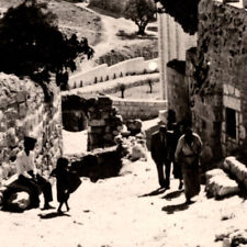 Vintage 1950s RPPC Bethany Al-Eizariya Village Postcard Mount Olive Tomb Lazarus picture