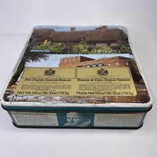 Antique 1960’s Jackson’s Biscuit Tin Box Made In England William Shakespeare picture