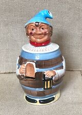 Vintage Registered E W Barrel Elf Empty Whisky Decanter Funky Weirdo Eclectic picture