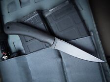 Winkler Knives Operator Black Laminate 80CrV2 Formed Leather Sheath Black WK015 picture
