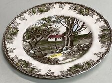 Friendly Village Johnson Brothers The Stone Wall 10 1/2”  dinner plate picture