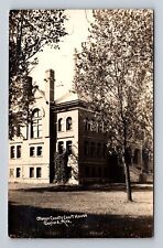 Gaylord MI-Michigan, RPPC, Otsego County Courthouse, Antique Vintage Postcard picture