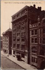 Y.M.C.A. Building Mary Land Hotel  Milwaukee, WIS. 1906  Postcard picture