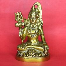Handmade Brass Lord Shiv Shiva Mahadev Statue Figure Sculpture Decor Figurine picture